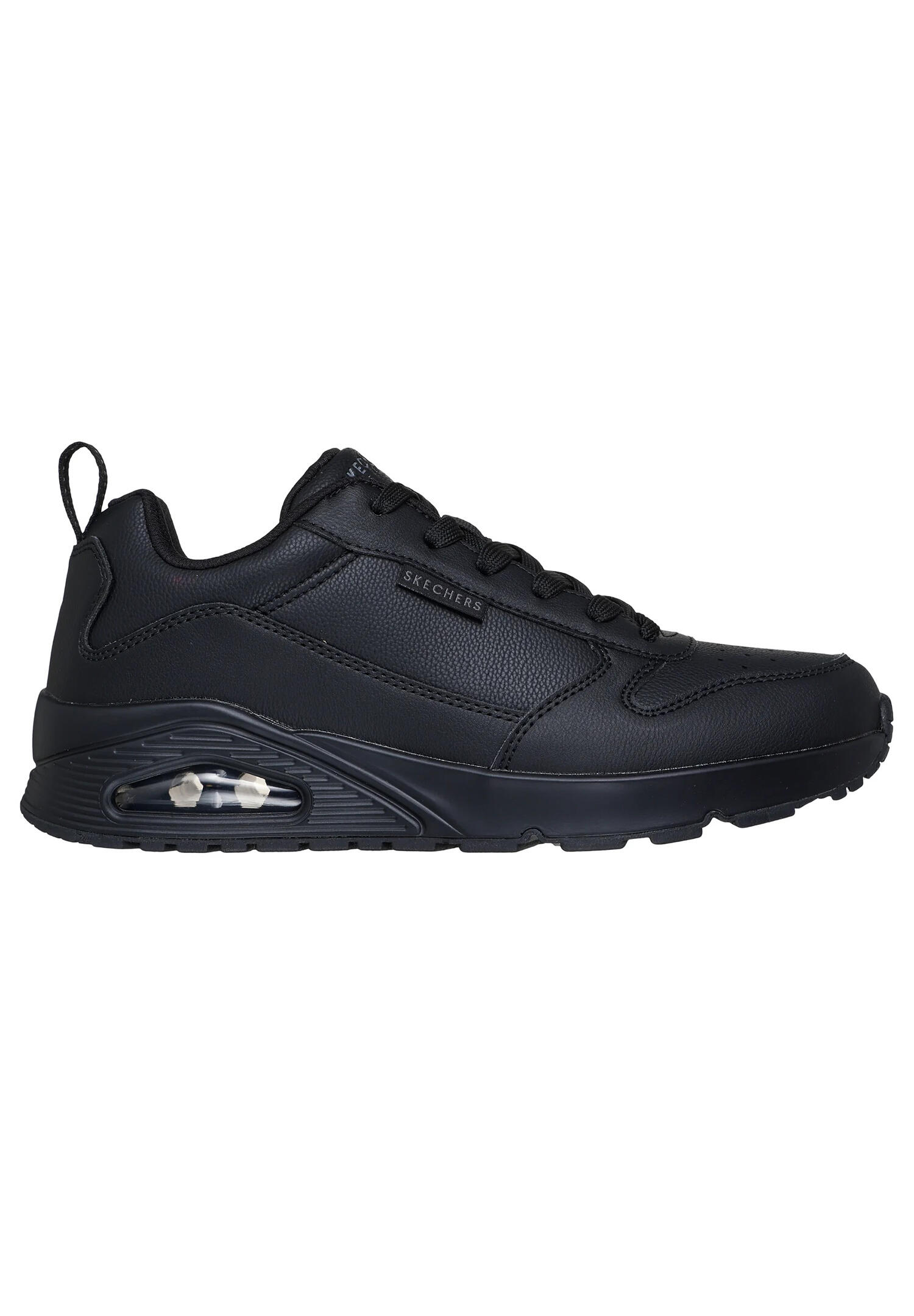 Skechers Herren Street UNO Alder Sneaker 183012 BBK Schwarz 2/4