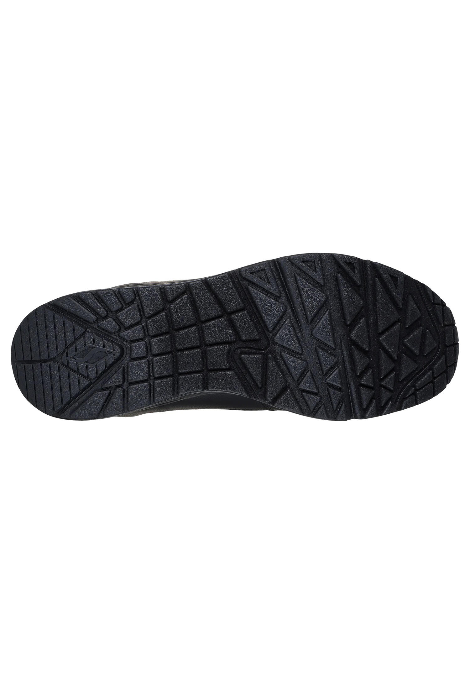Skechers Herren Street UNO Alder Sneaker 183012 BBK Schwarz 4/4