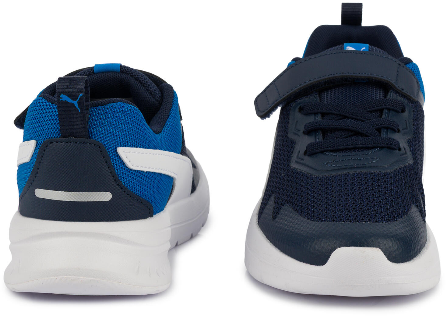 Buty sneakersy dziecięce sportowe na rzep granatowe PUMA EVOLVE RUN 5/7