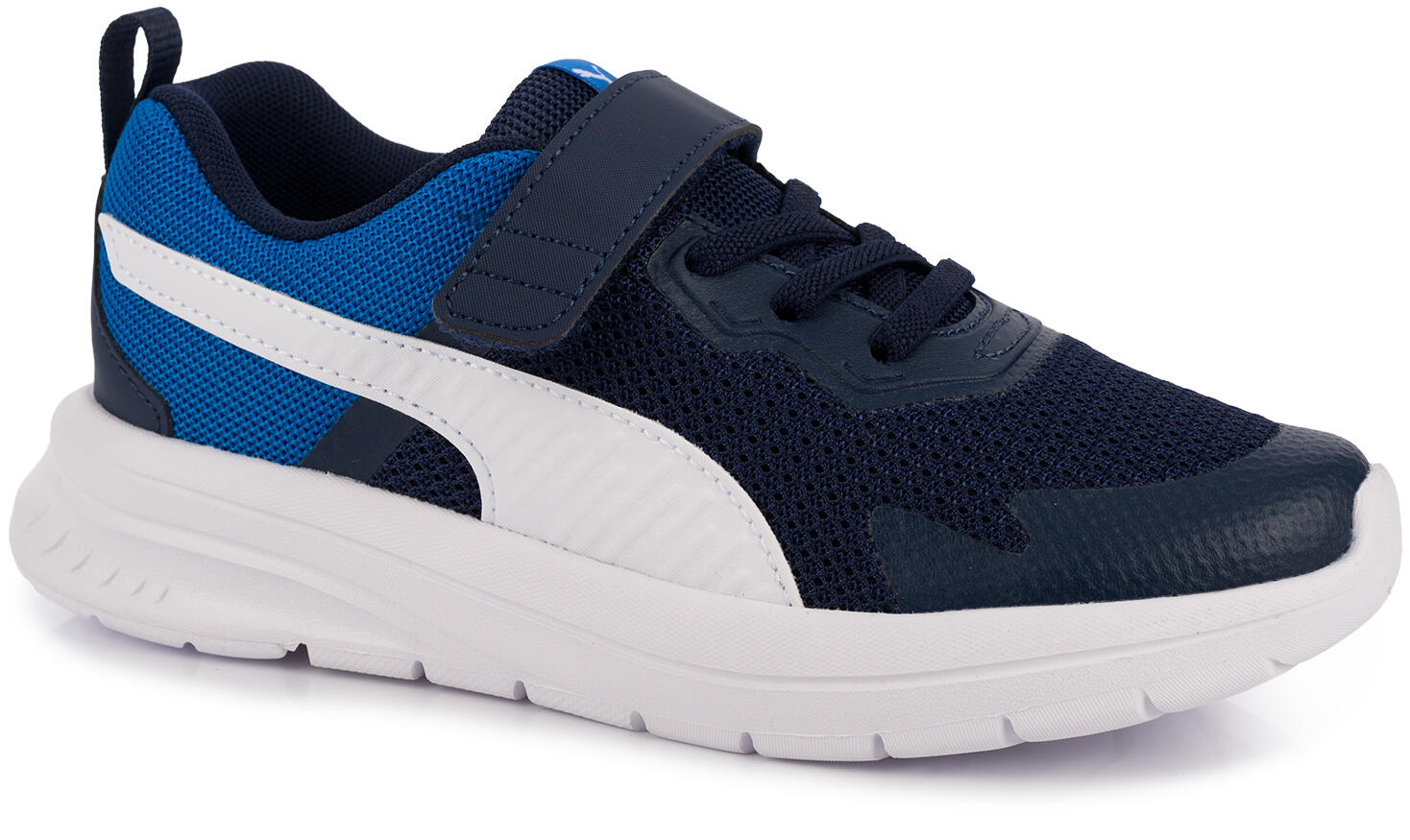 Buty sneakersy dziecięce sportowe na rzep granatowe PUMA EVOLVE RUN 4/7