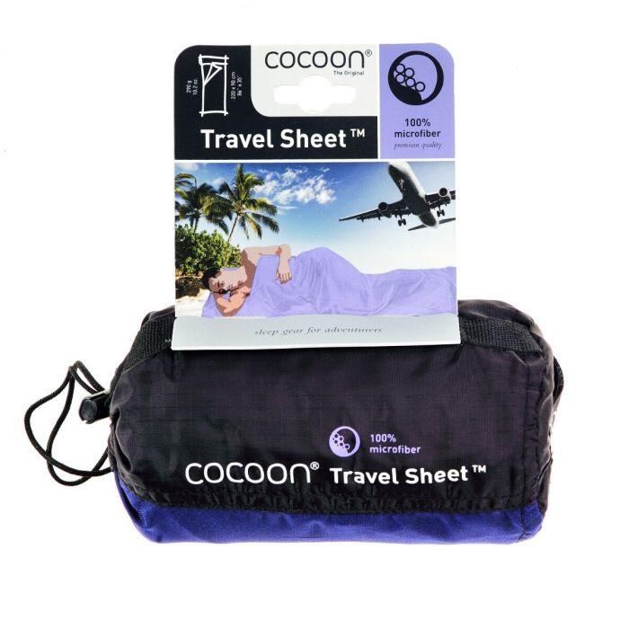 Cocoon - Drap De Voyage, Microfibre, Bleu - Couverture - Bleu - No Size - Decathlon