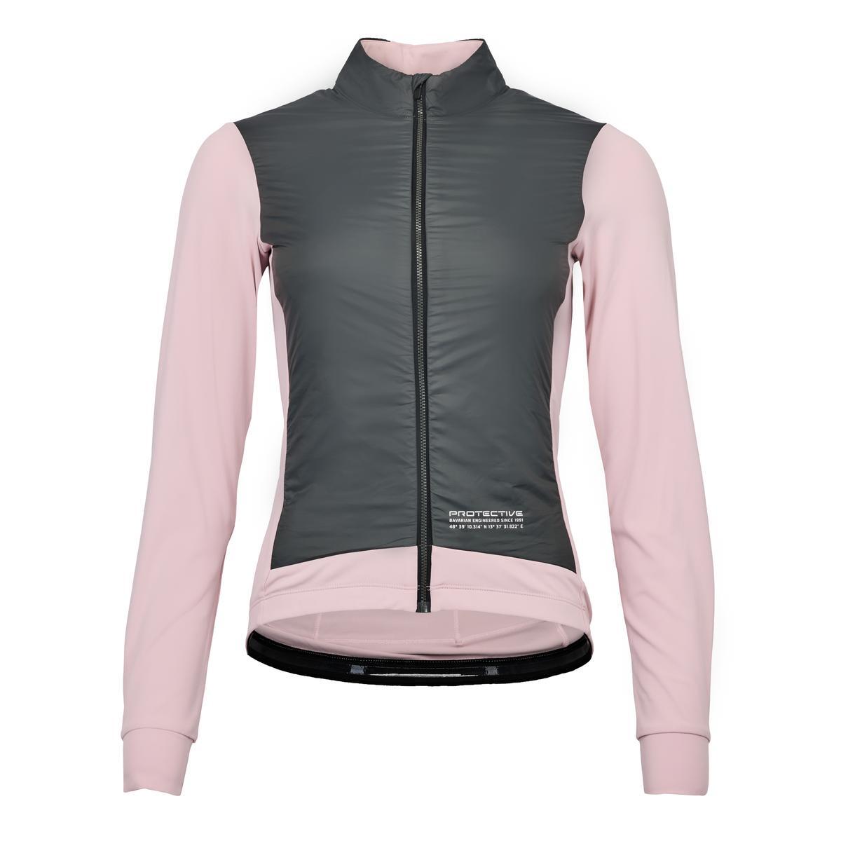 Maglia Ibrida Fulzip da donna imbottita - P-WHITE MARBLE W - bianco 2/6