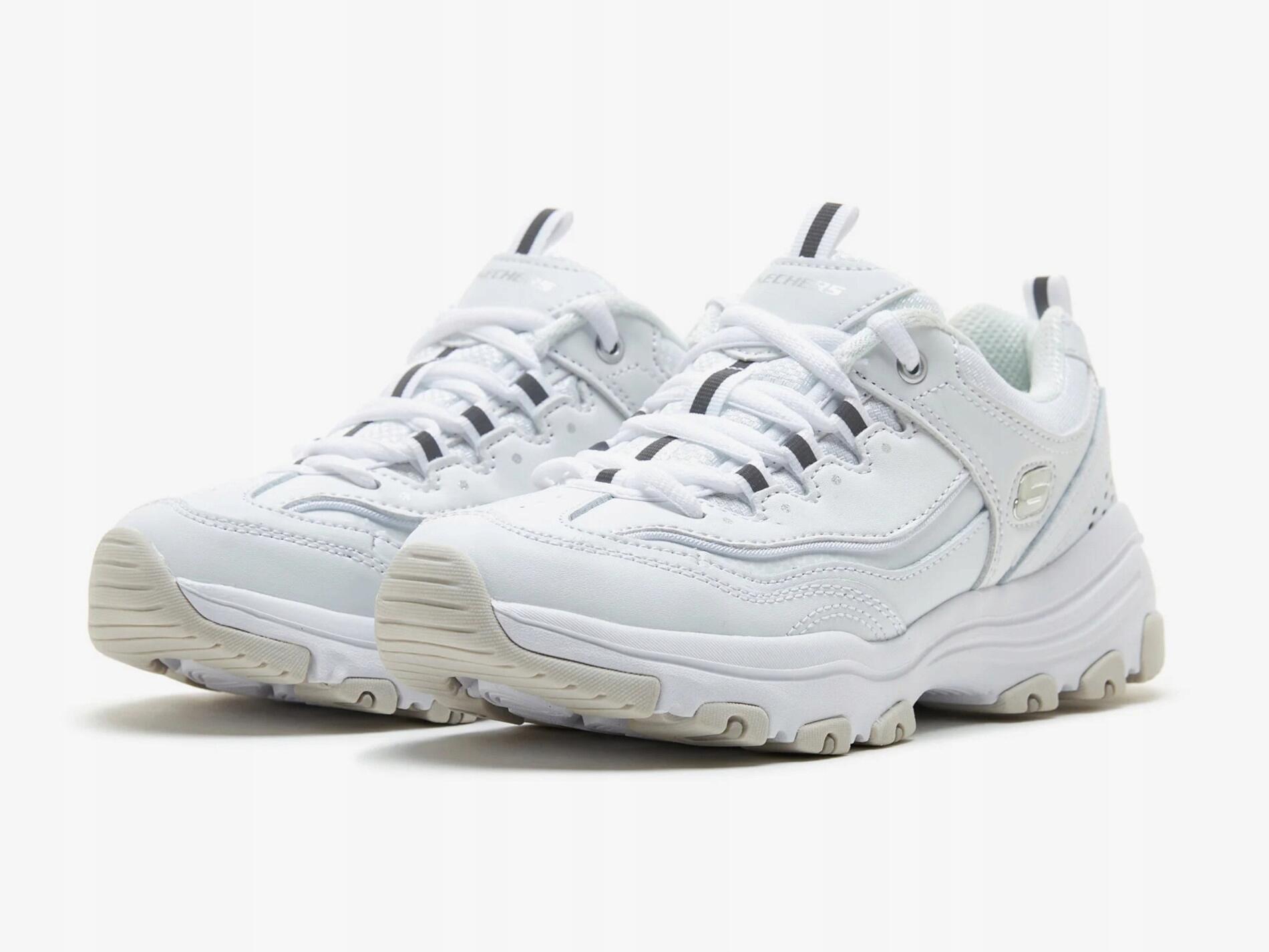 Buty damskie SKECHERS ICONIC 88888281-WSL sneakersy białe sportowe 36,5 5/7