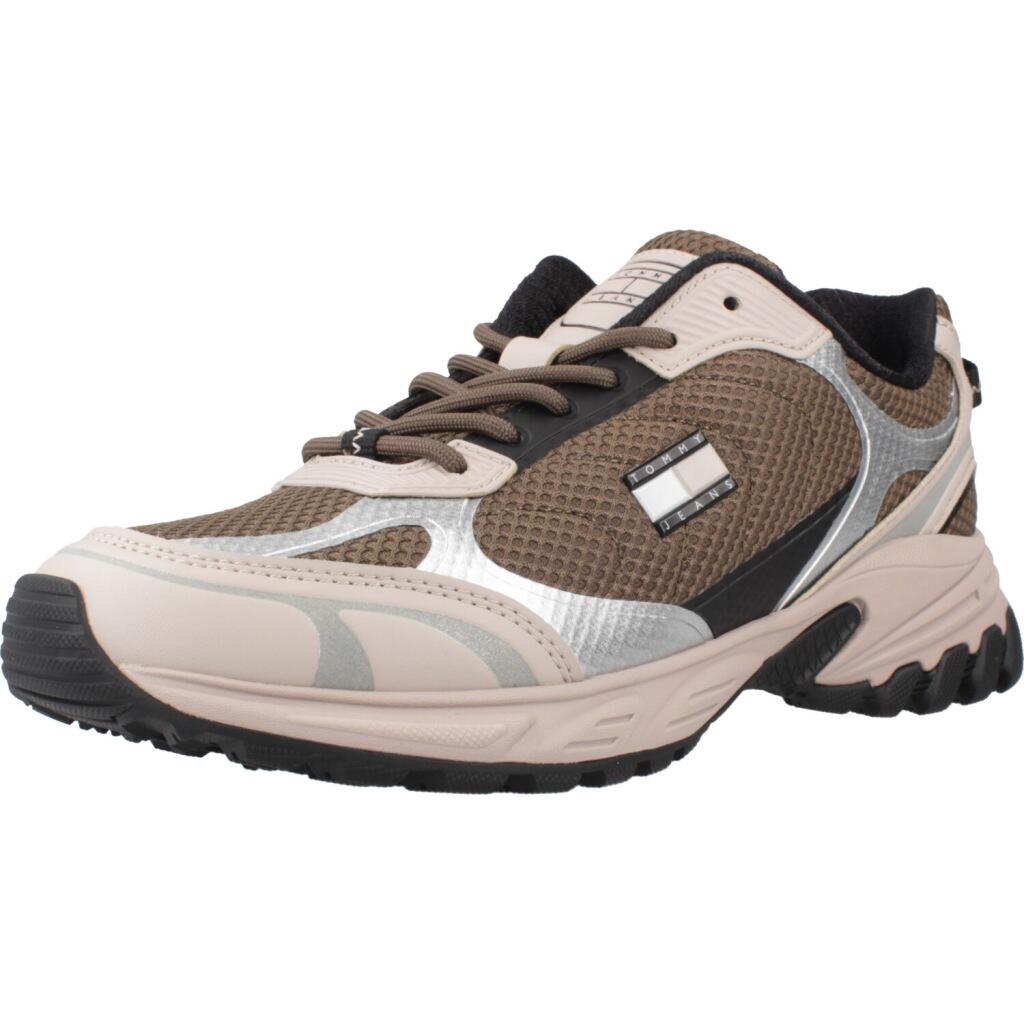 Kapcie TOMMY JEANS TJW OUTDOOR RUNNER Zielony