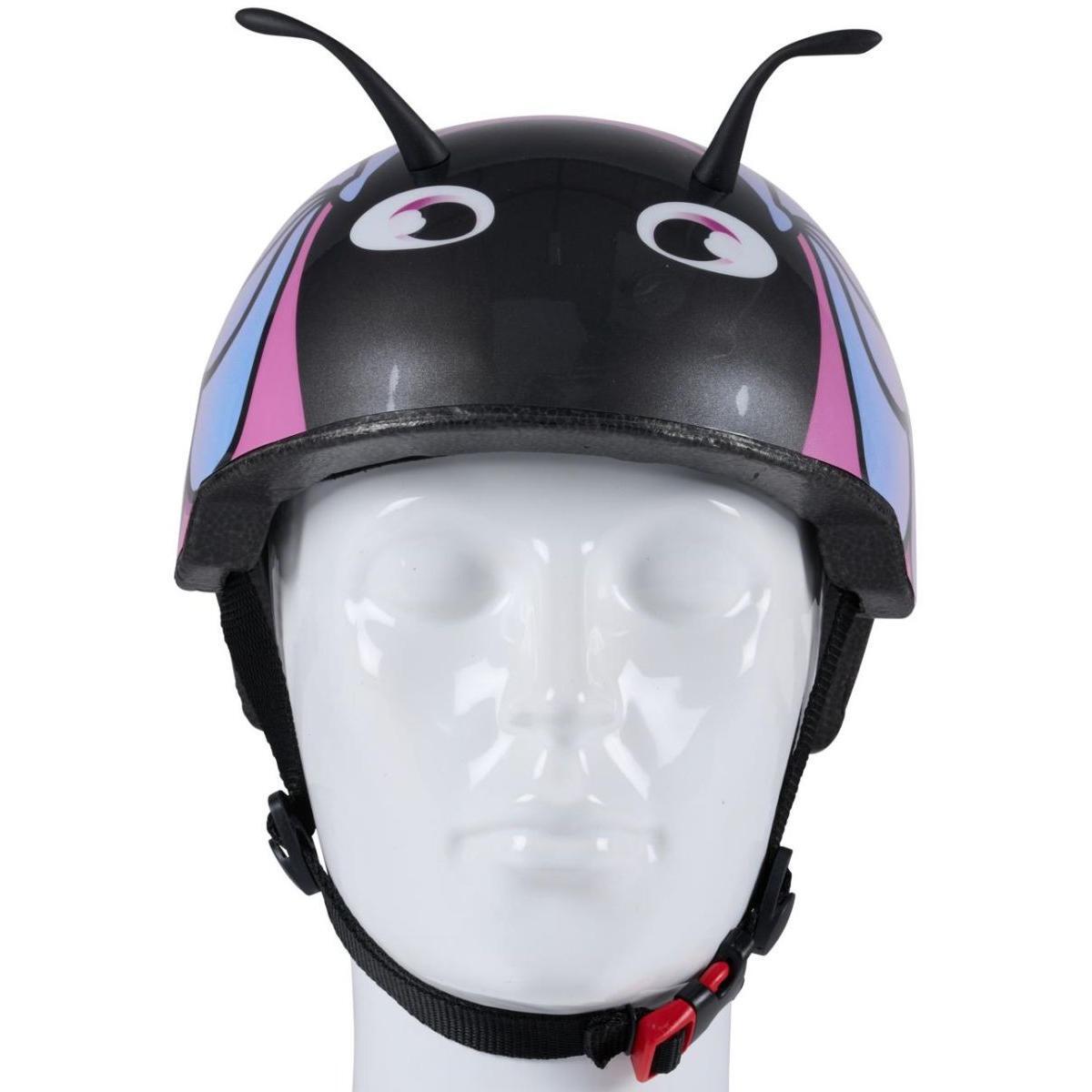 Kask rowerowy No Fear dziecięcy regulowany (48-52CM) motyl 5/6