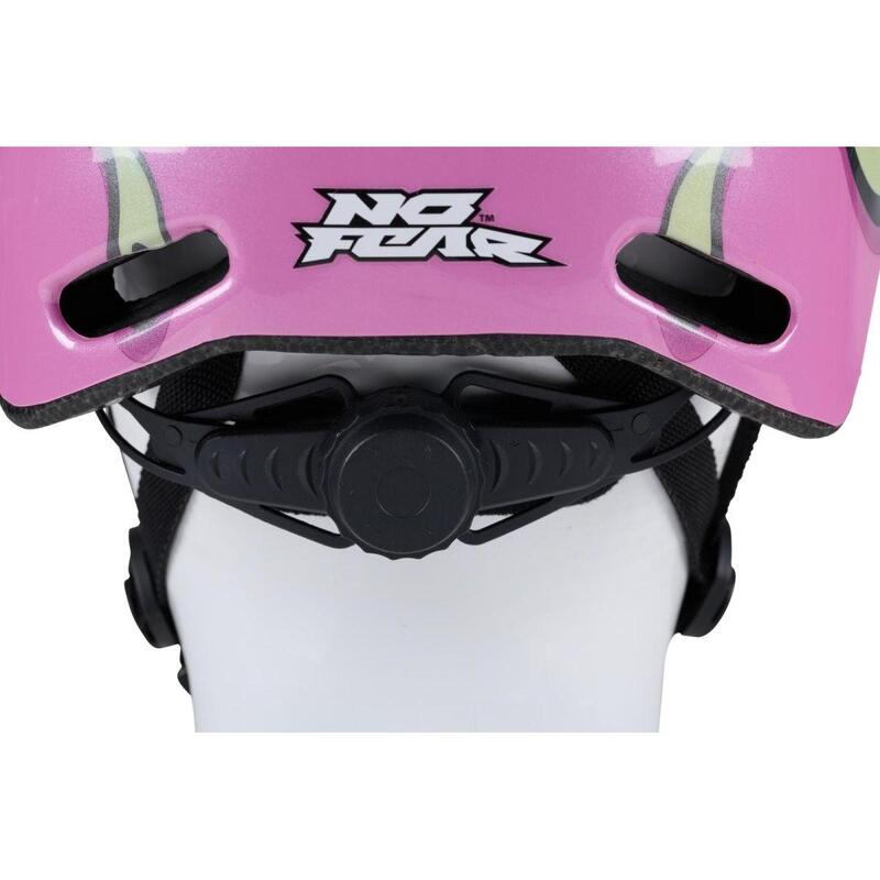 Casca protectie copii, model Fluture, reglabila 48-52 cm, curele, 12 orificii