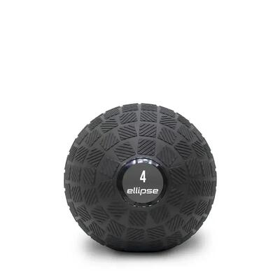 Pvc-werpbal - slam ball 4 kg - grijs