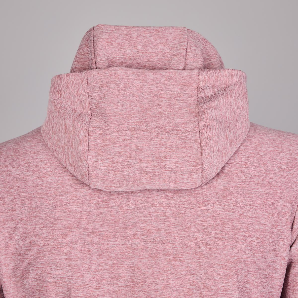 Sweat à capuche avec fermeture éclair femme - P-SUNSTONE W - mauve chiné- velo 4/6