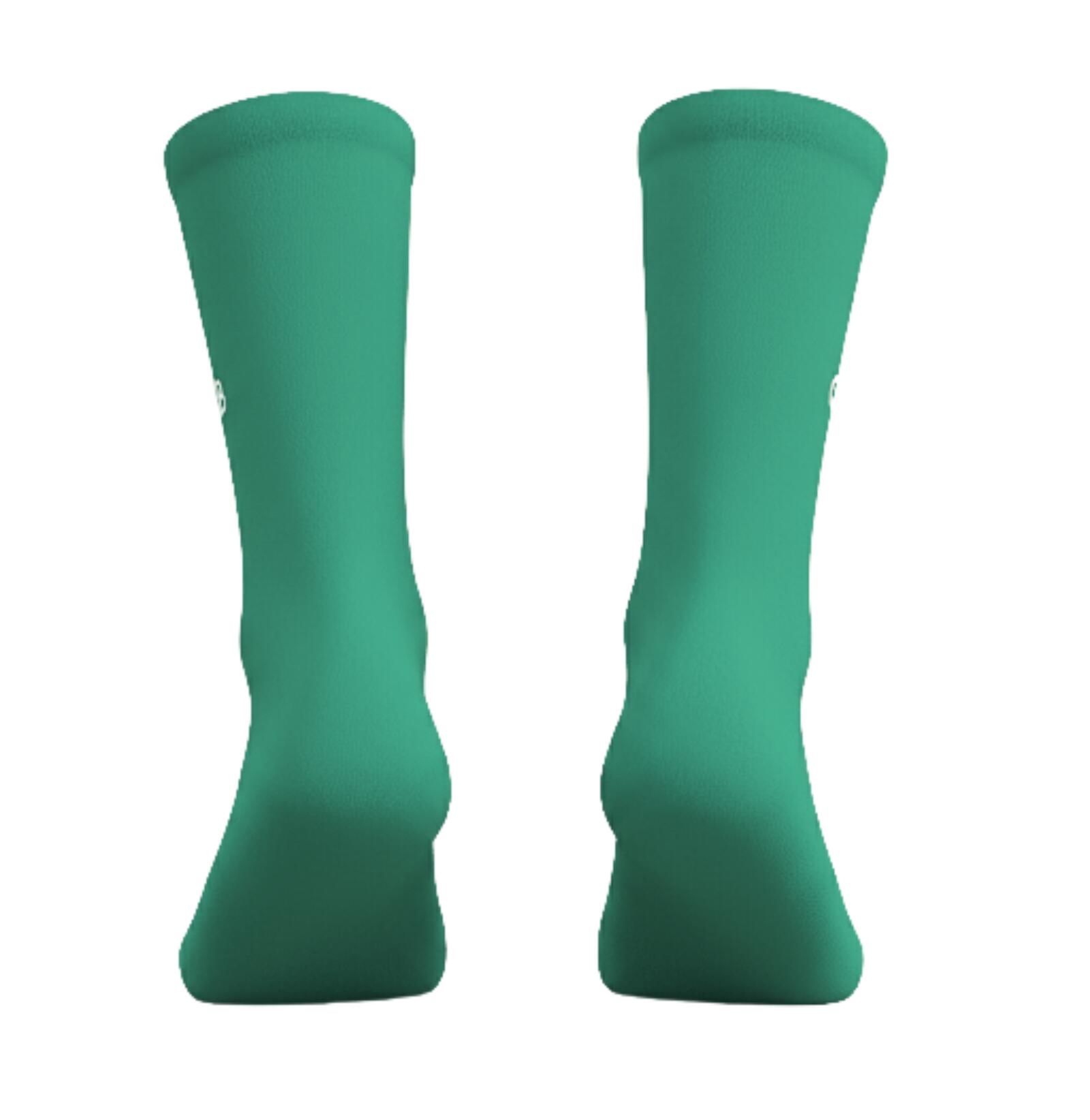 Calcetines de ciclismo/running transpirables – Verde agua 2/4
