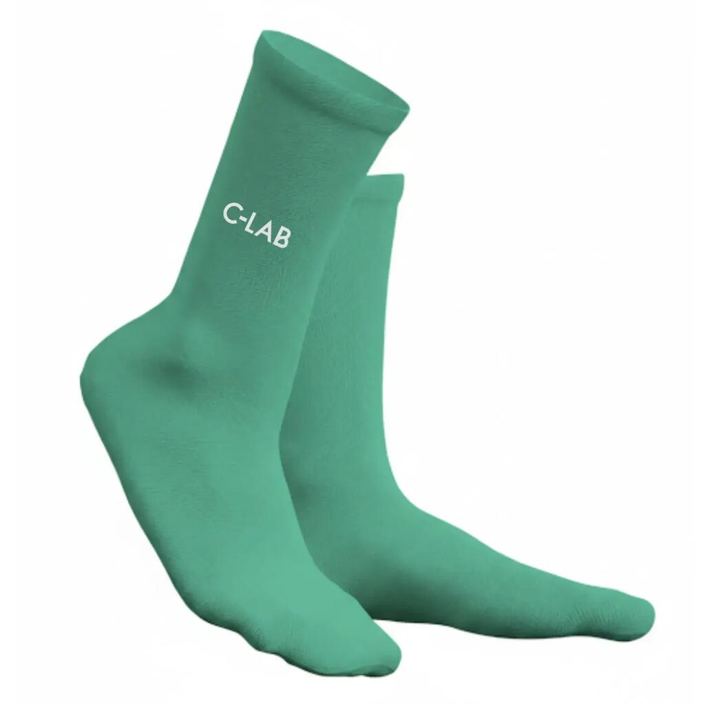 Breathable Cycling/Running Socks – Aqua Green