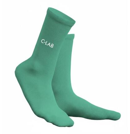 Atmungsaktive Socken für Radfahren/Laufen – Wassergrün