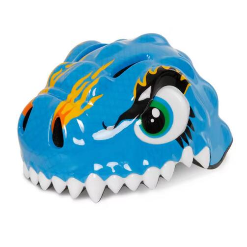 Casca protectie copii, model Dinozaur, reglabila 48-52 cm, curele, 12 orificii
