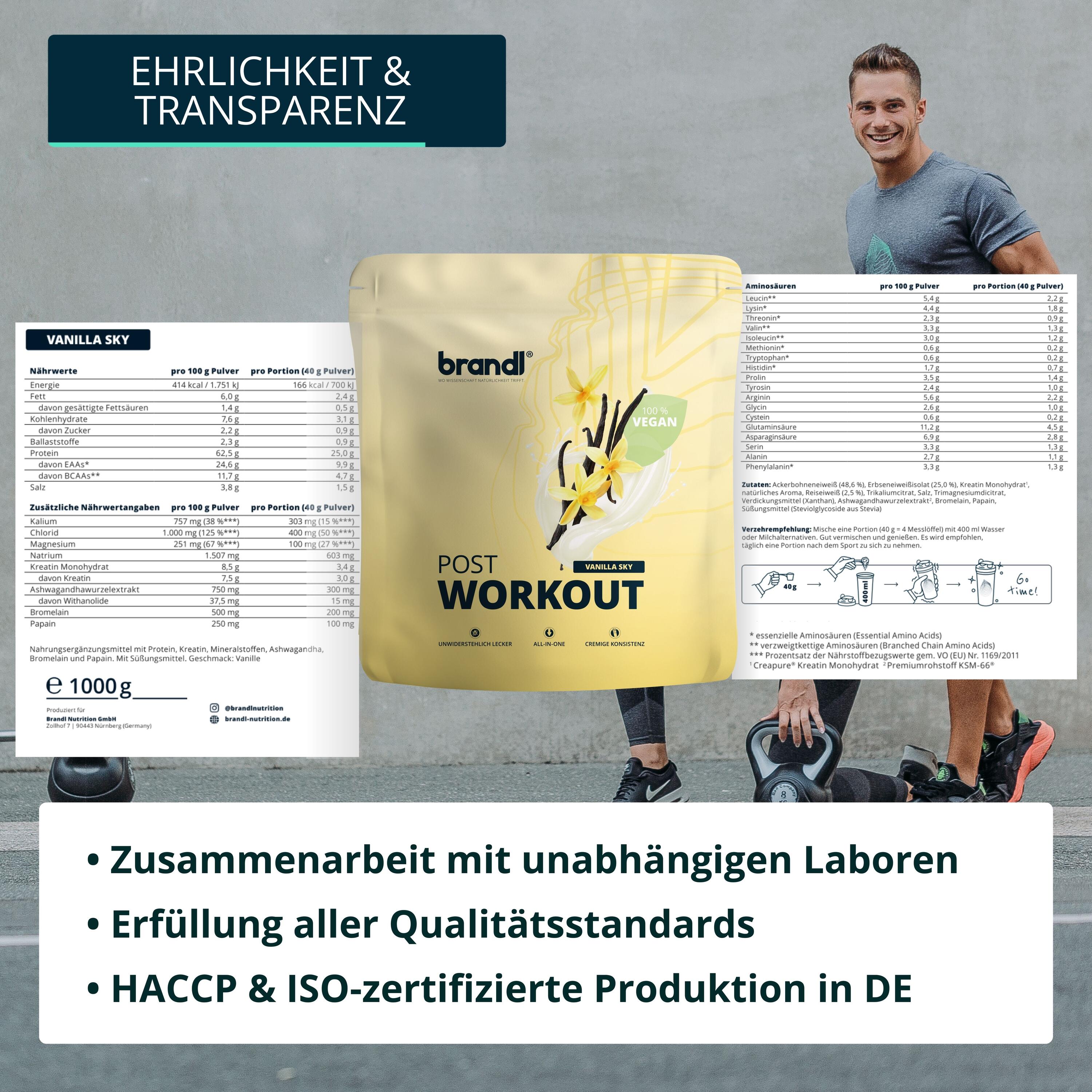 brandl® Veganes Protein-Pulver All-in-One nach dem Training 2/6
