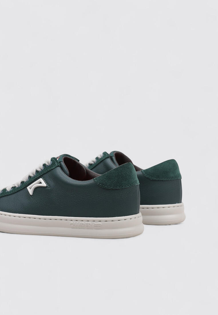 Baskets basses - Marche sportive - Femme - Cuir - K201855-003 - Vert 4/4