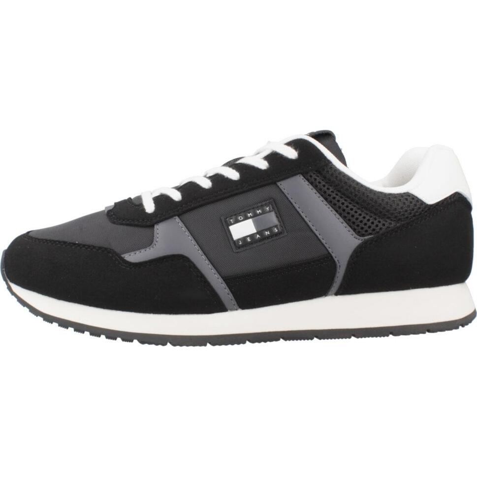 Kapcie TOMMY JEANS TJM RUNNER CASUAL Czarny