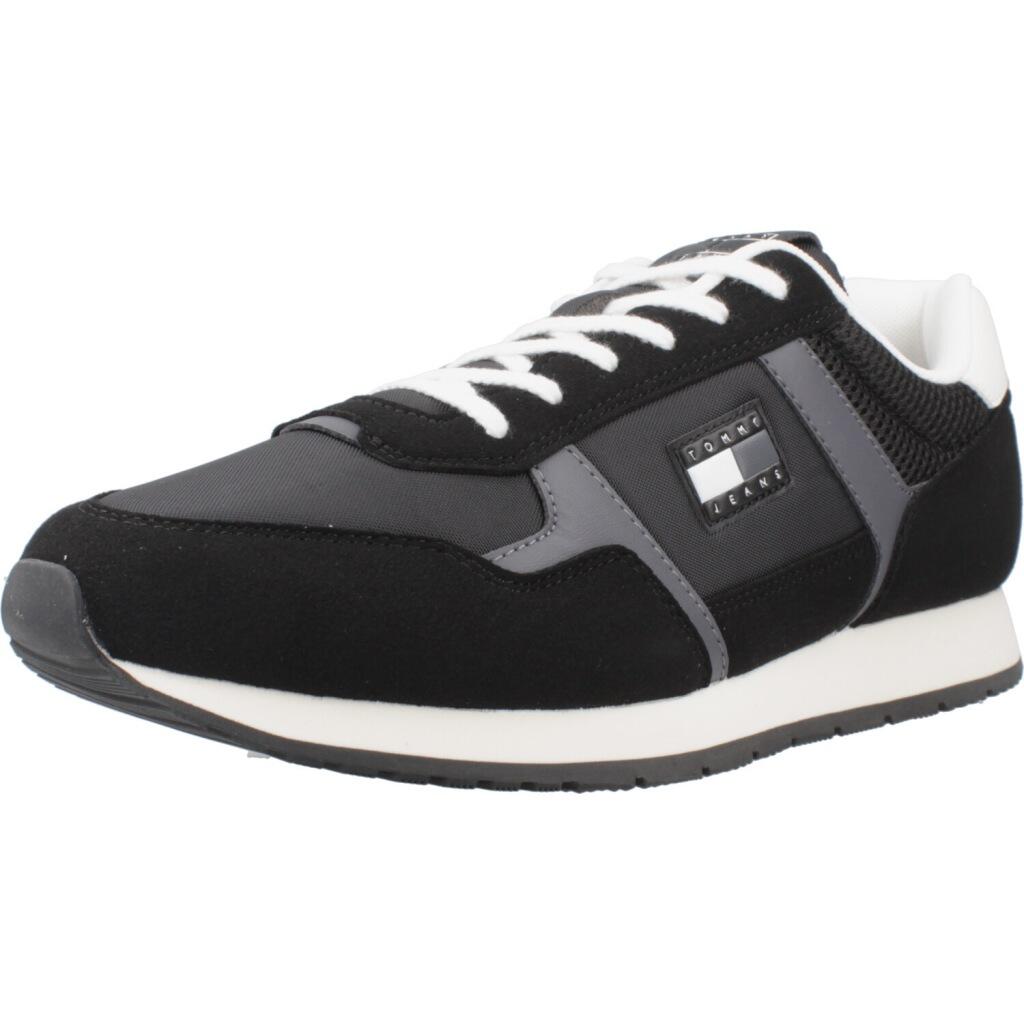 Kapcie TOMMY JEANS TJM RUNNER CASUAL Czarny