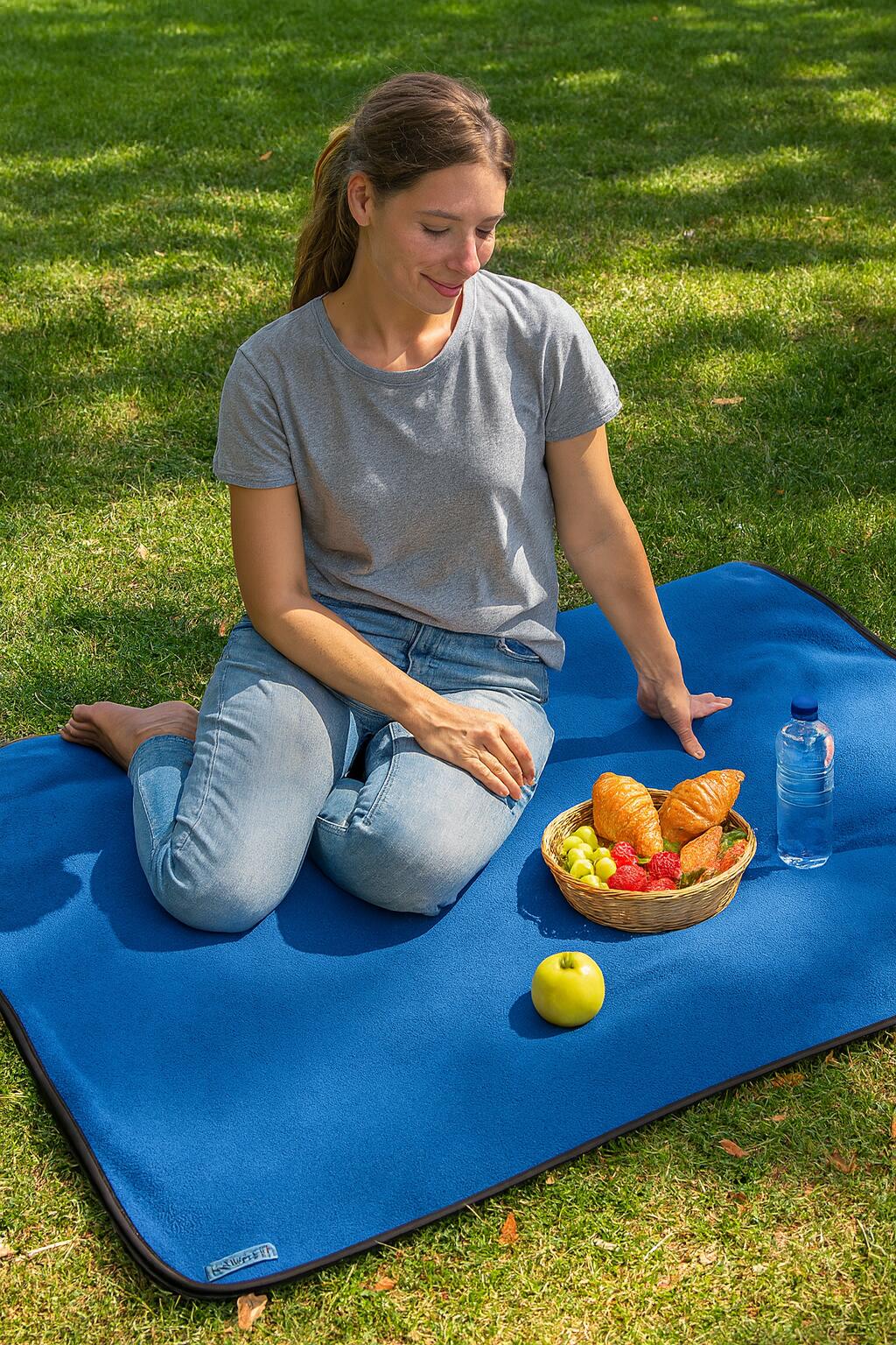 Cocoon Fleece Deken – Compact & Lichtgewicht – Blue Pacific 3/3