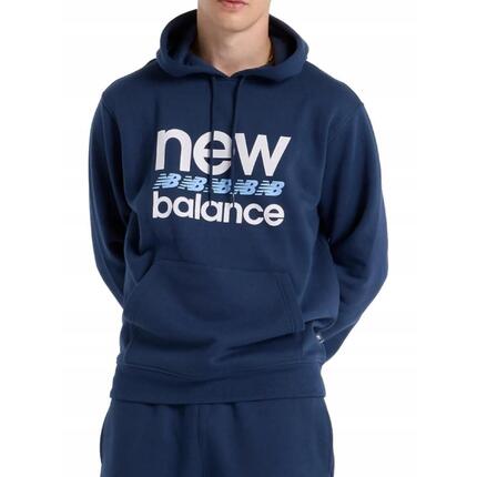 BLUZA męska NEW BALANCE MT51941NNY sportowa z kapturem ciepła