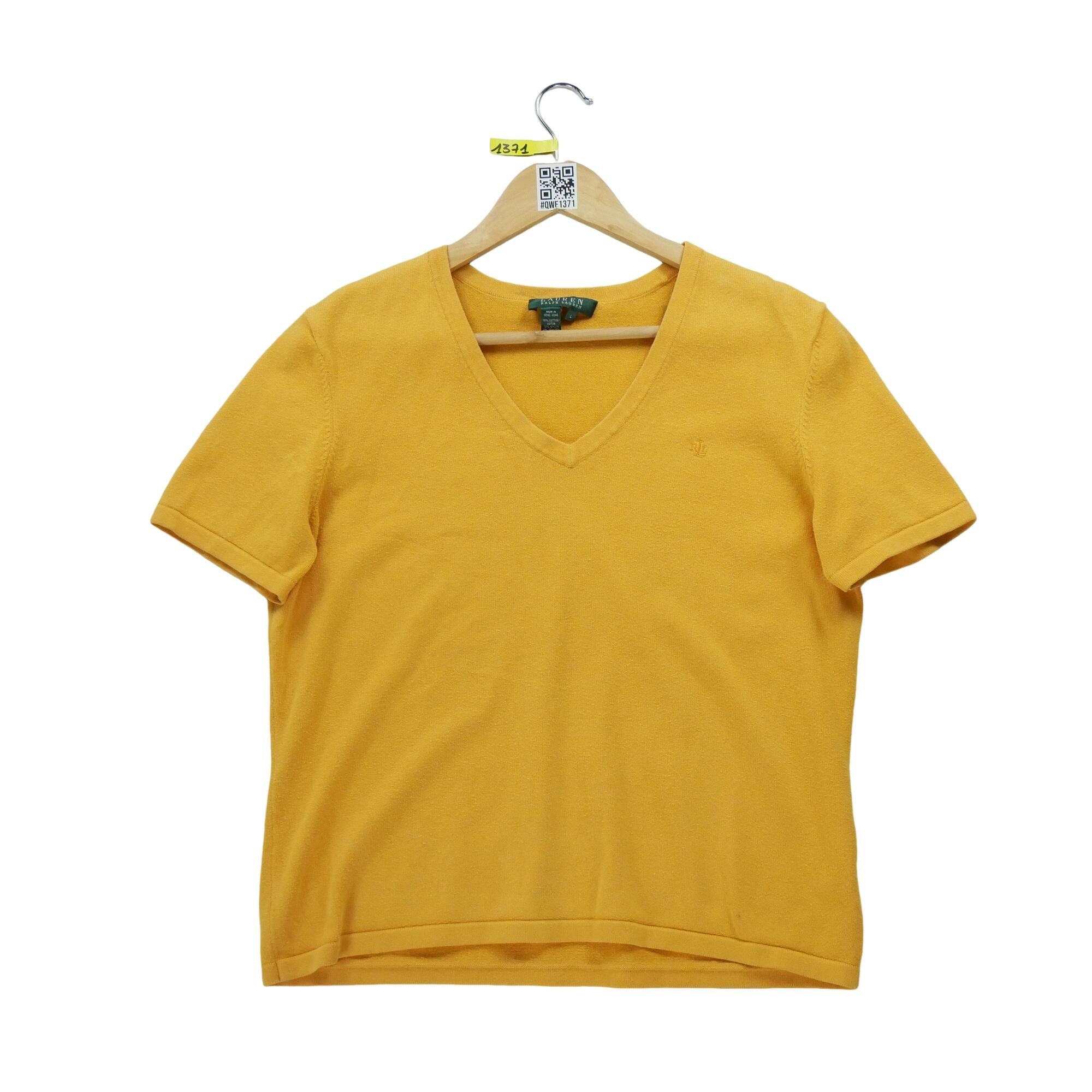 RALPH LAUREN Reconditionné - Pull Femme Orange - Bon État