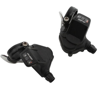 Coppia di leve per bici da corsa per manubri doppi e tripli P2R Push-Pull Shiman