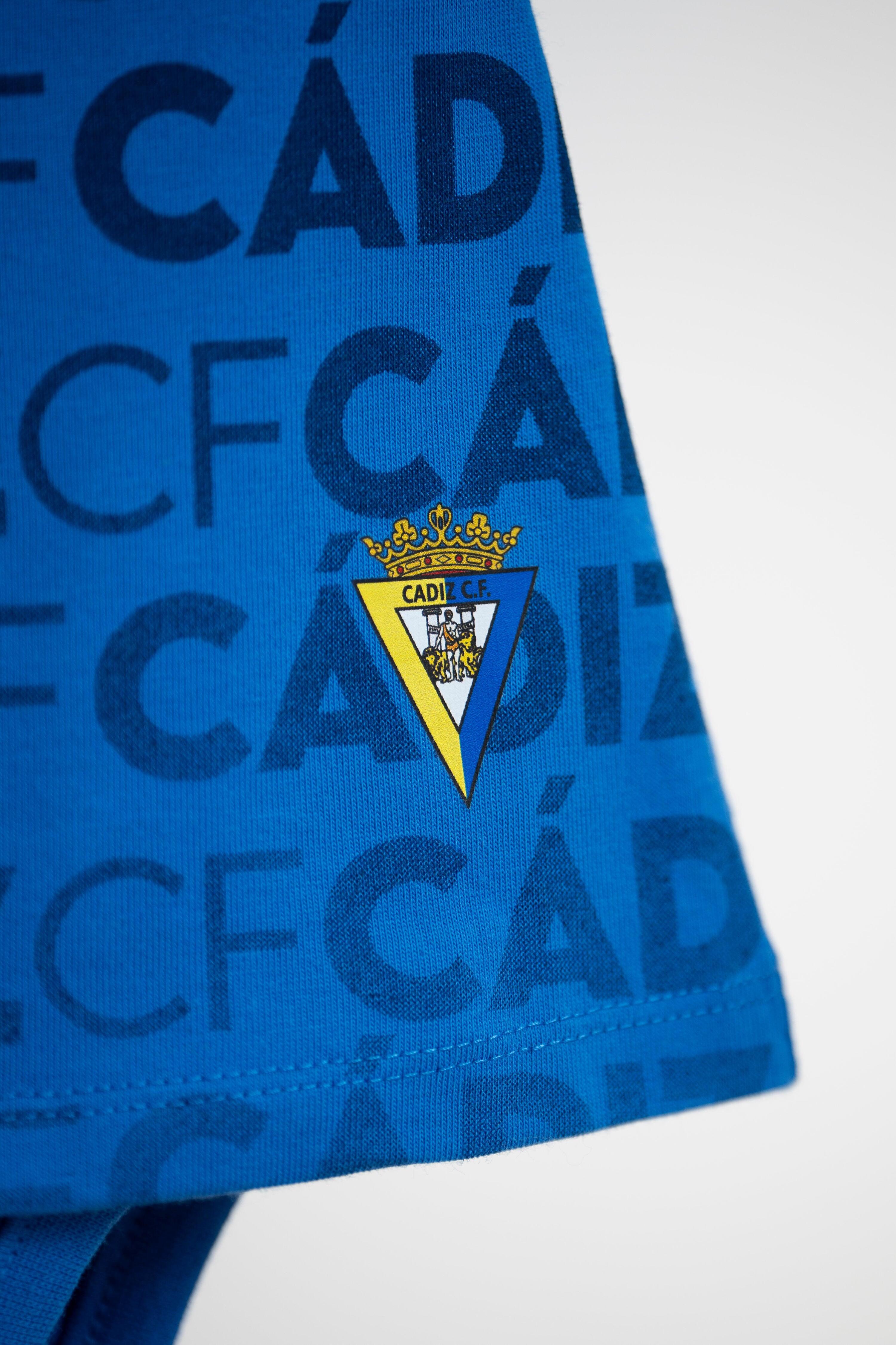 Body de manga corta bebé azul -  Cádiz CF 2/2