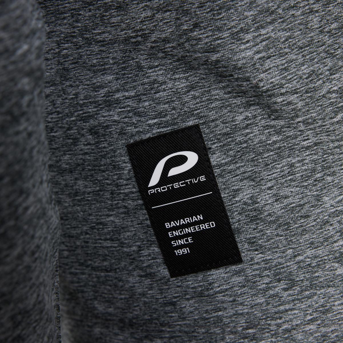 Maglione in pile da donna con mezza zip e collo - P-FLASH FURY W - grigio 5/6