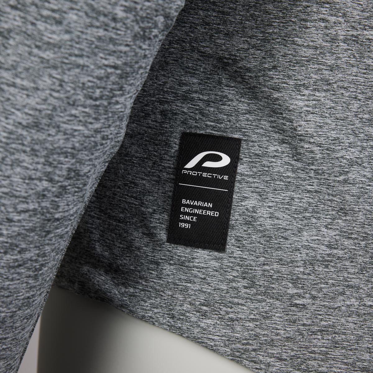 Maglione in pile da donna con mezza zip e collo - P-FLASH FURY W - grigio 4/6