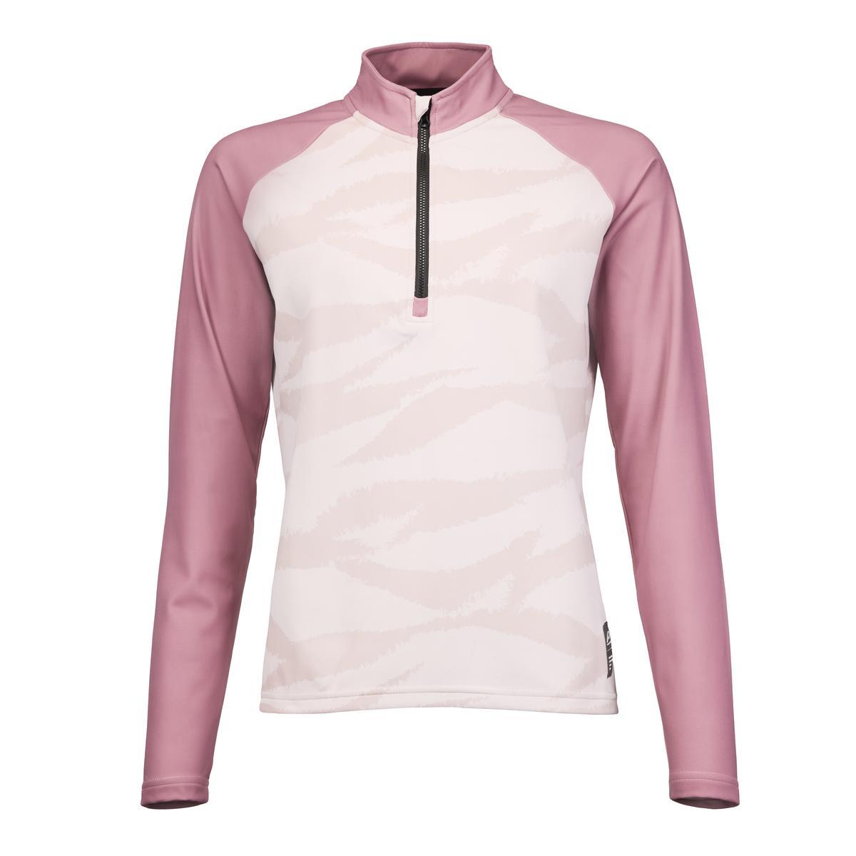 Mujer Maillot media cremallera con Stehkragen - P-RAT ROD W - malva - Ciclismo 2/6