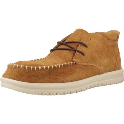 Boots hey dude model wally nxt mid kleur bruin