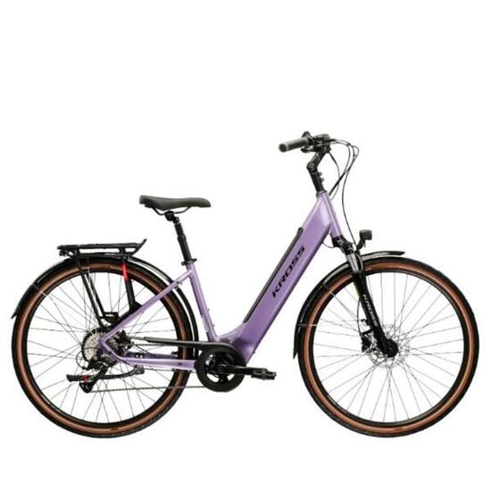 Second Life - Kross Trans Hybrid LS 1.0 8v Taglia L Mora City Bike Usata