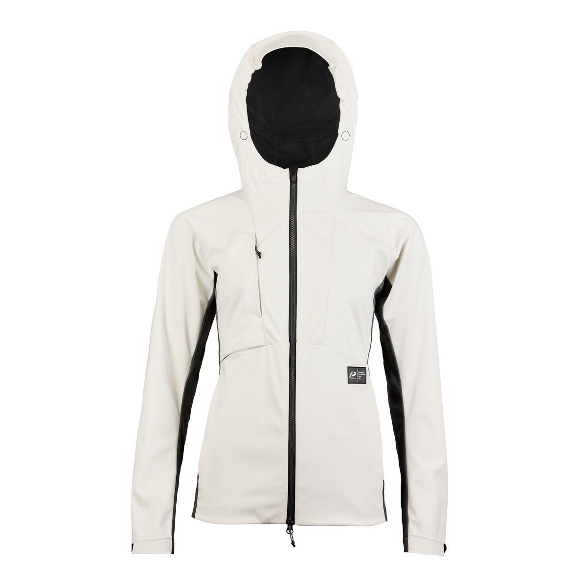 Protective - Veste Softshell À Capuche Femme -p-rock W - Offwhite Exterieur- Velo - Softshell - Blanc|rose|rouge - Decathlon
