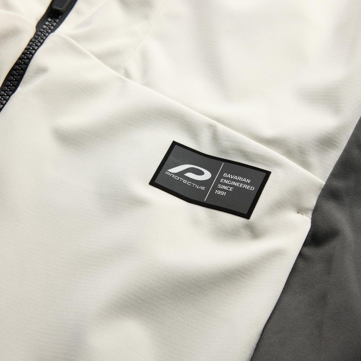 Veste Softshell à Capuche Femme -P-ROCK W - offwhite Exterieur- velo 5/6