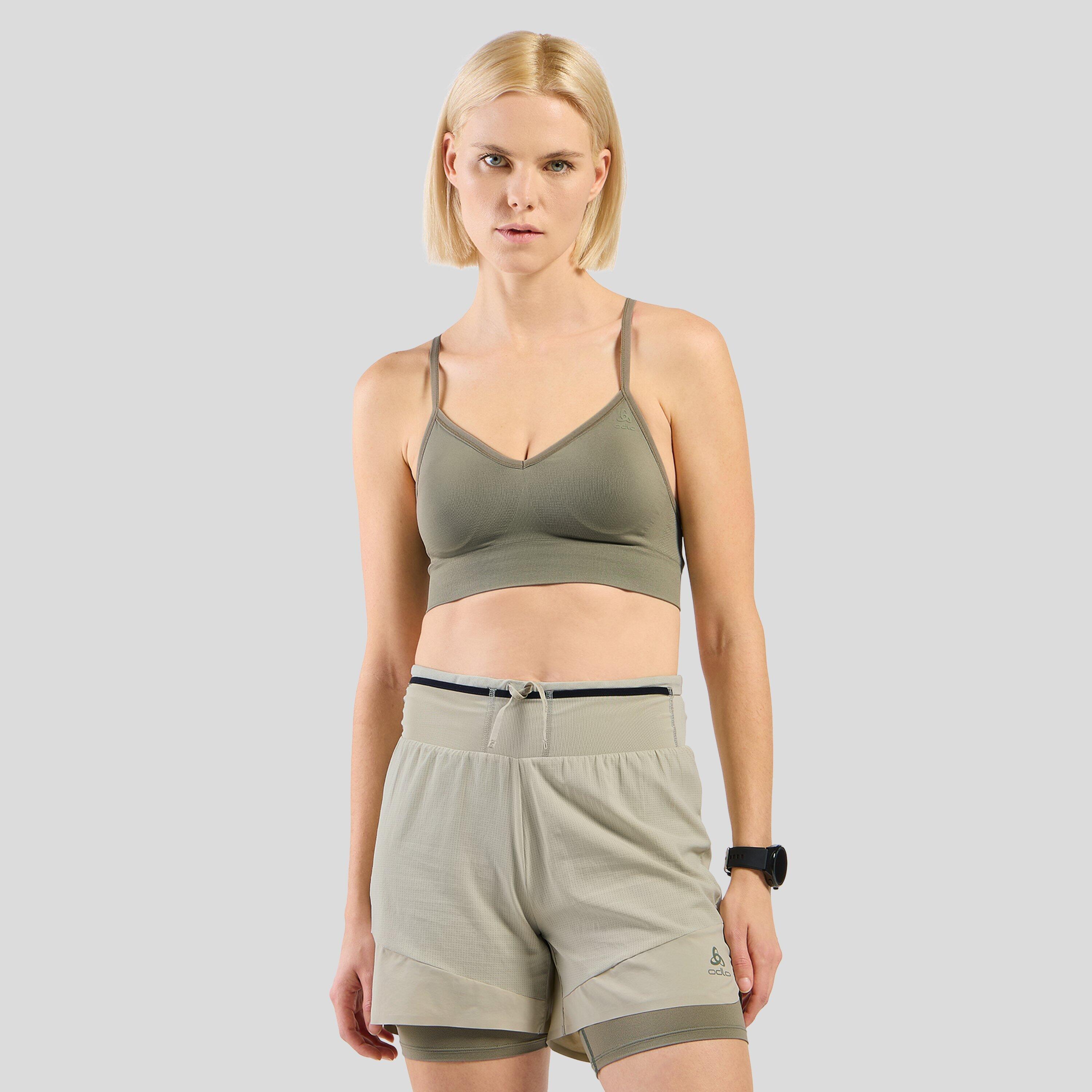 Odlo - Brassière De Sport À Maintien Léger Seamless Odlo - Slip - Vert - Decathlon