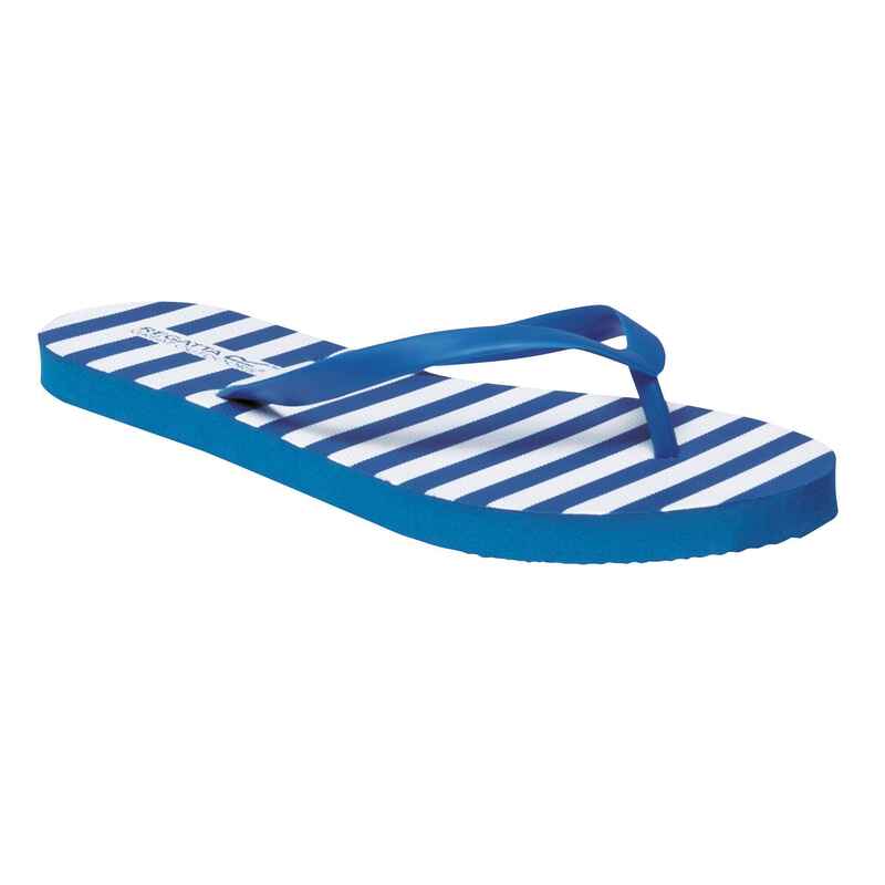 Lady Bali Wander-Flip-Flops für Damen - Blau/Weiß