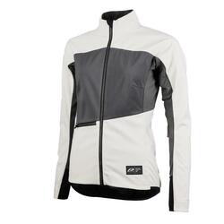 Veste Softshell Femme - P-BEAT STREET 4.0 - blanc - Vélo coupe-vent