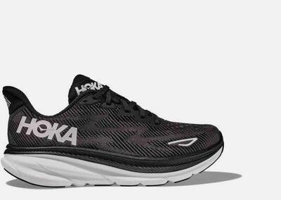 HOKA CLIFTON 9 SCARPA DA DONNA BLACK