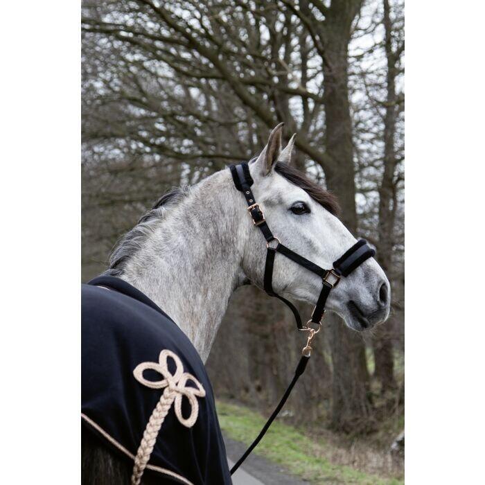 HKM Halster Rosegold Glamour Style - Zwart (Pony) (Pony) 2/3