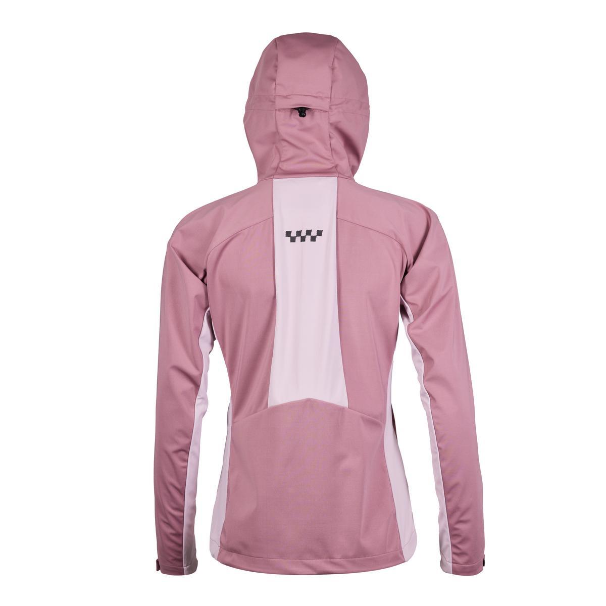 Mujer Softshell Kapuzenjacke -P-ROCK W - malva - Outdoor - Ciclismo 3/6