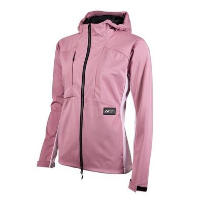 Damen Softshell Kapuzenjacke -P-ROCK W - mauve - Outdoor - Fahrrad