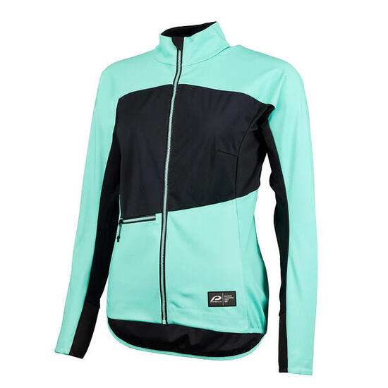 Veste Softshell Femme - P-BEAT STREET 4.0 - turquoise - Vélo coupe-vent