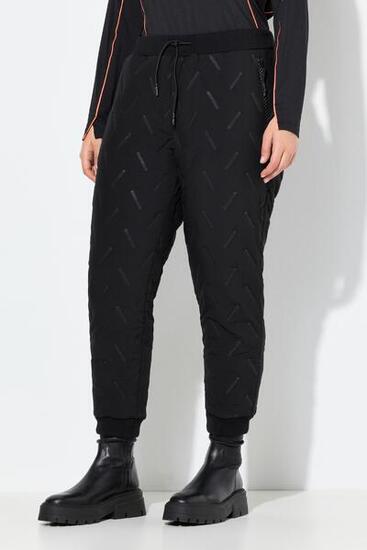 Femme Jogging technique à poches zippées et bord côtelé stretch