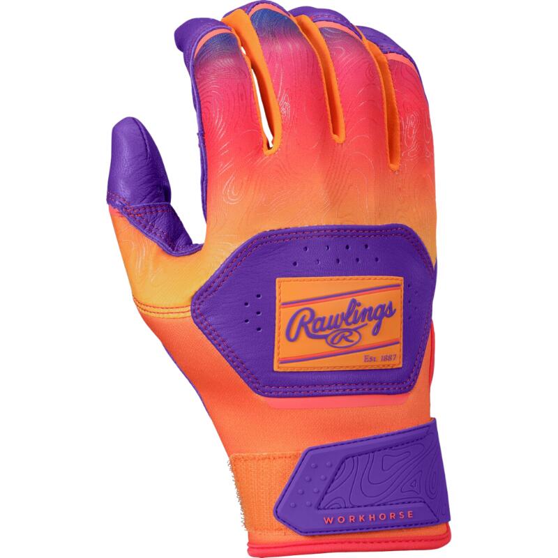 Rawlings WH25BG Workhorse Fun Burst XL Purple/Orange 2/4