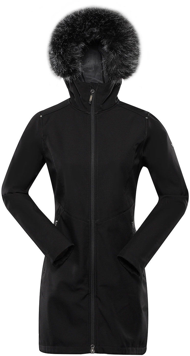 Abrigo softshell mujer Alpine Pro Ibora, negro, S. 1/1