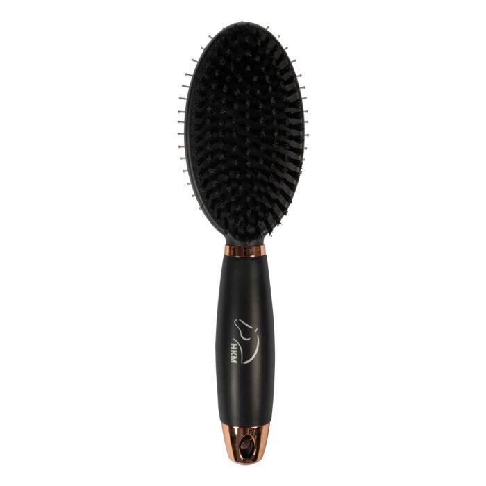 HKM Brosse à queue et crinière en gel, double face - Noir 2/5