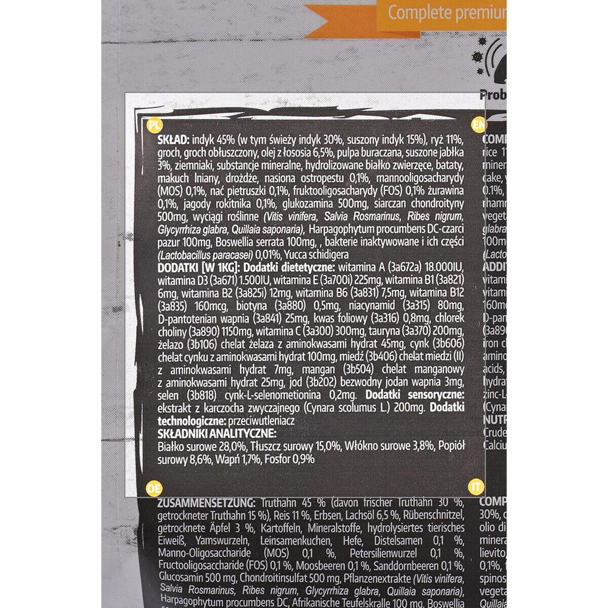 Karma dla psa BIOFEED monoproteinowa średnie i duże rasy z indykiem 2 kg 3/3