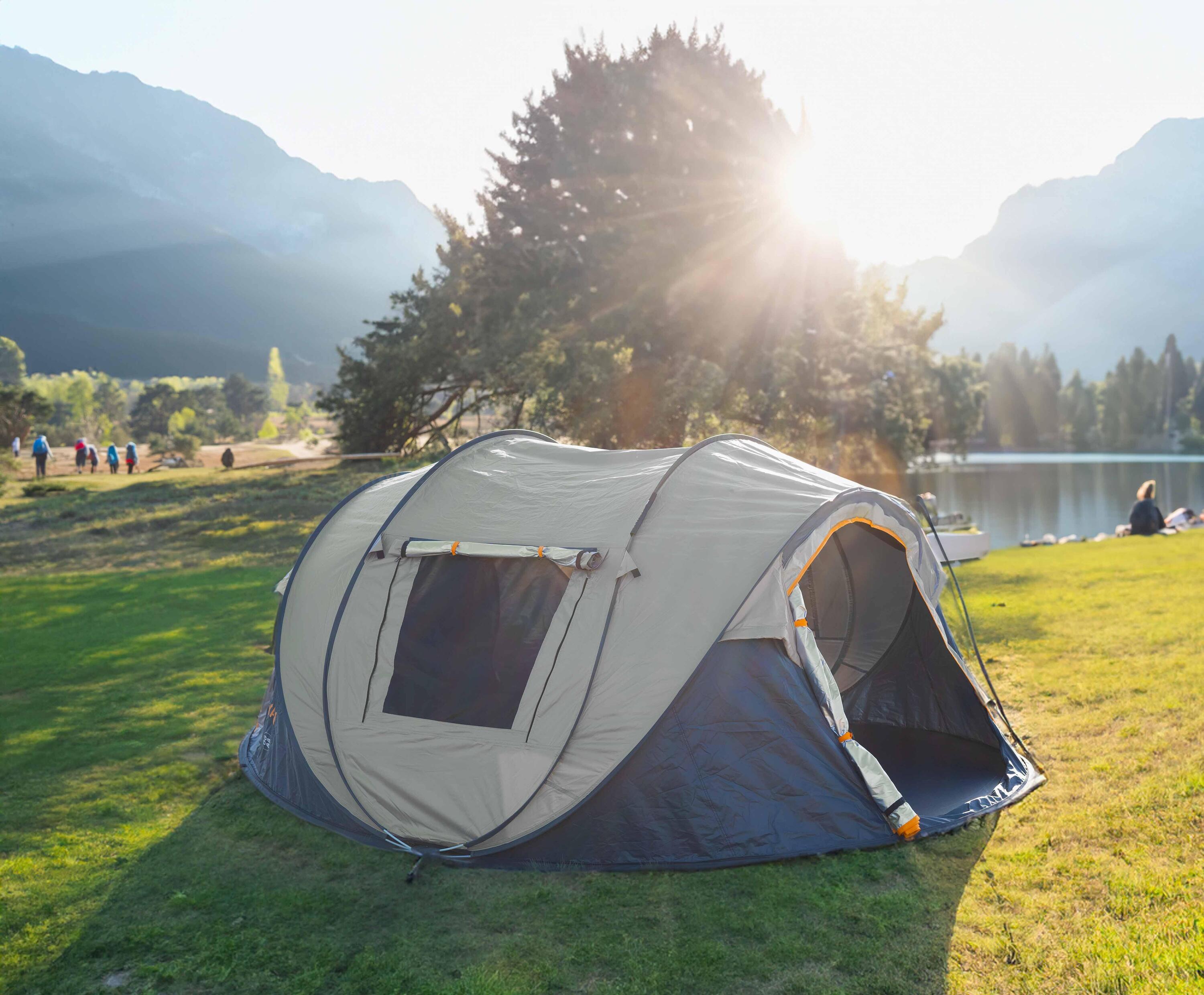 Automatische Pop-up Kamperen Tent Voor 2-3-4 Personen - Camping Tent Waterdichte Zonnetent Inclusief Grote Draagtas Draagbare Tent Voor Buiten Ideaal Voor Gezinscamping En Buitenactiviteiten Gr Automatische Pop-up Kamperen Tent Voor 2-3-4 Personen - Camping Tent Waterdichte Zonnetent Inclusief Grote Draagtas Draagbare Tent Voor Buiten Ideaal Voor Gezinscamping En Buitenactiviteiten Gr