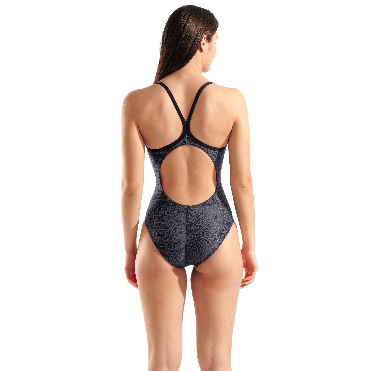 Maillot de bain une-pièce Femme - Snakeskin Lightdrop Back 2/5