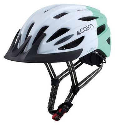 Cairn fusion helm led usb mat blauw/groen