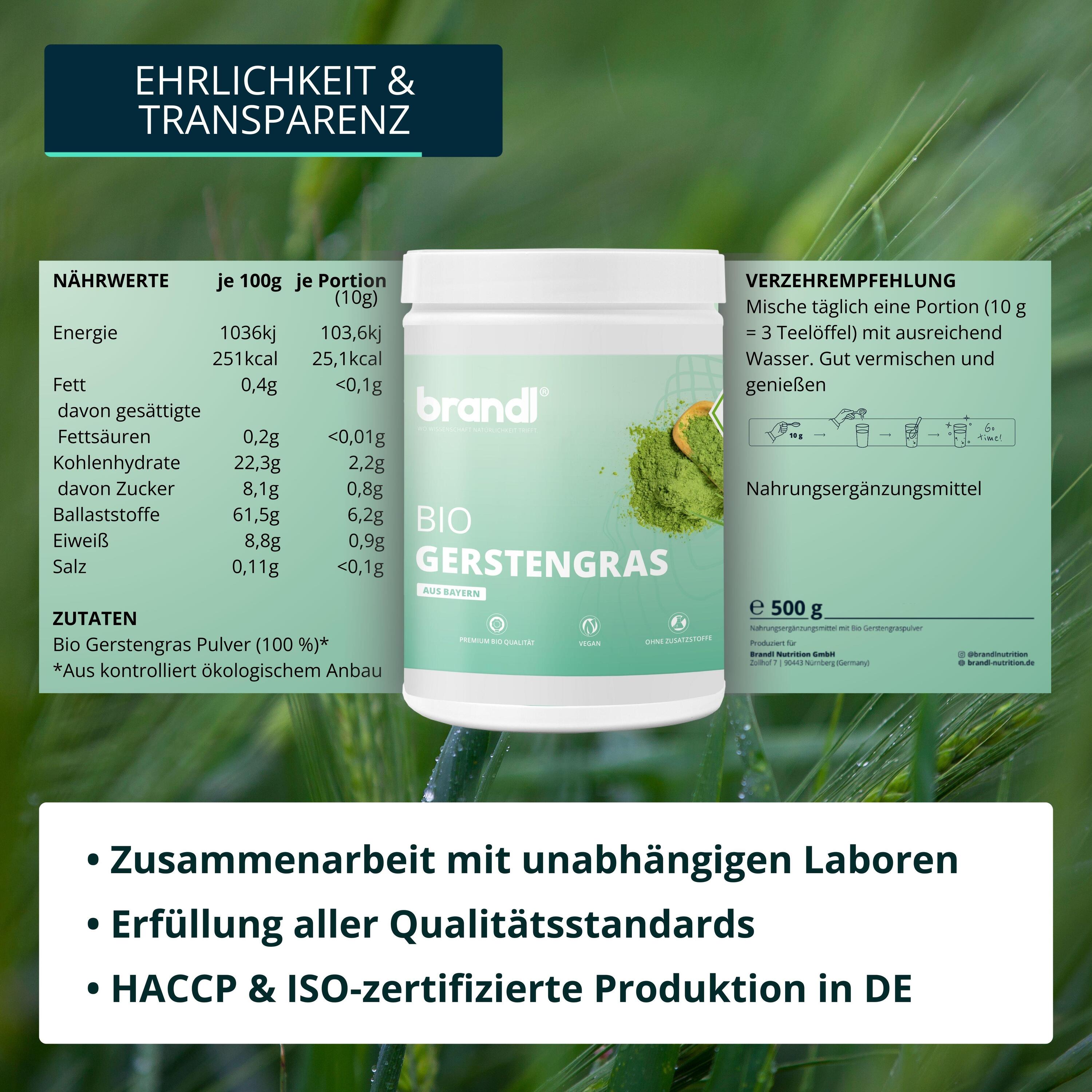 brandl® Gerstengras Bio 2/6