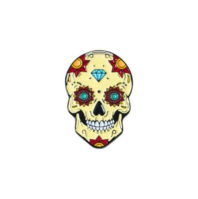 Skins Golf NEU Dia de los Muertos Ballmarker, Weiß